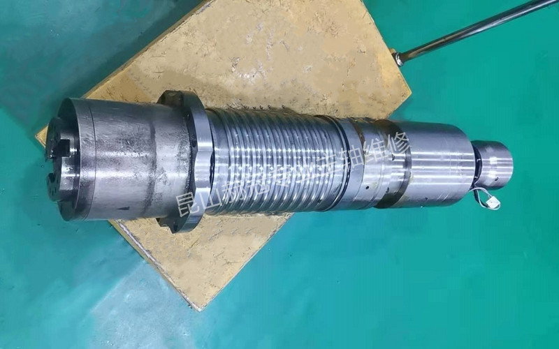 海天bt50主轴拉刀机构维修锥孔研磨